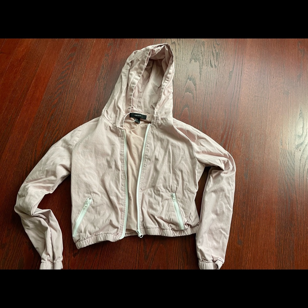 Forever 21 Size Small lightweight pink jacket